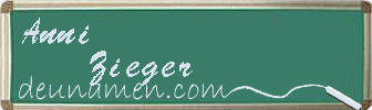 Anni Zieger Visitenkarte